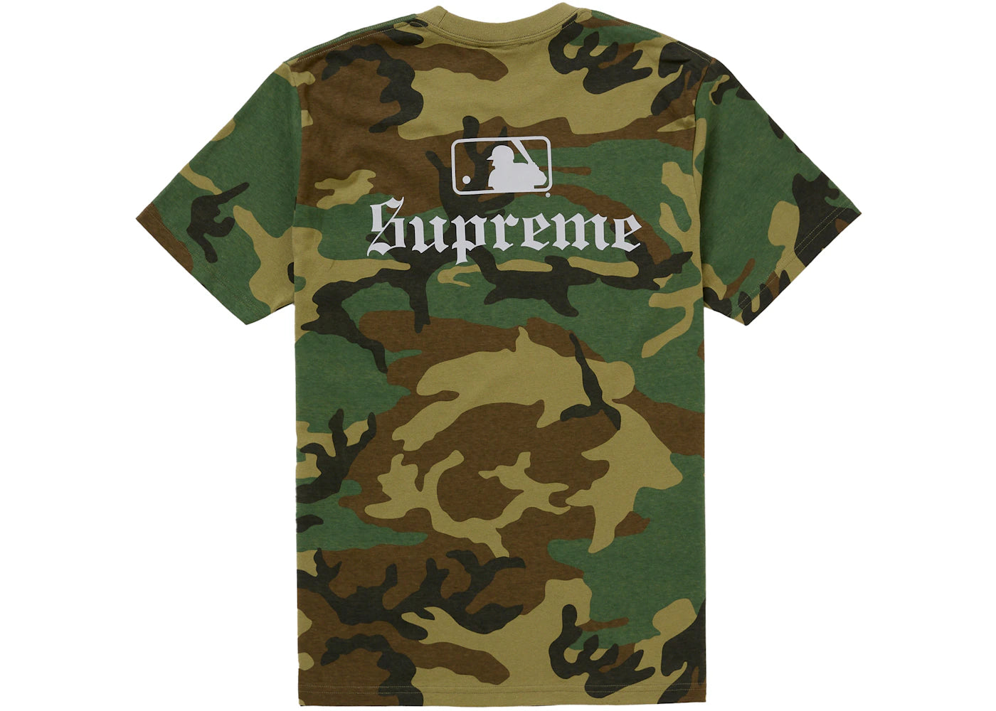 Supreme MLB Teams Sox Tee Camo - vue secondaire B