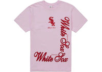 Supreme MLB Teams Sox Tee Light Pink