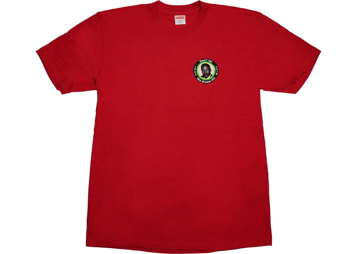 Supreme MLK Dream Tee Red - vue 360