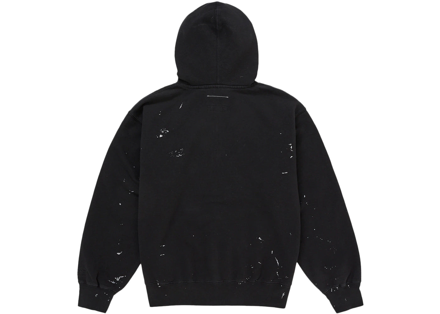 Supreme MM6 Maison Margiela Box Logo Zip Up Hooded Sweatshirt Black - vue secondaire B