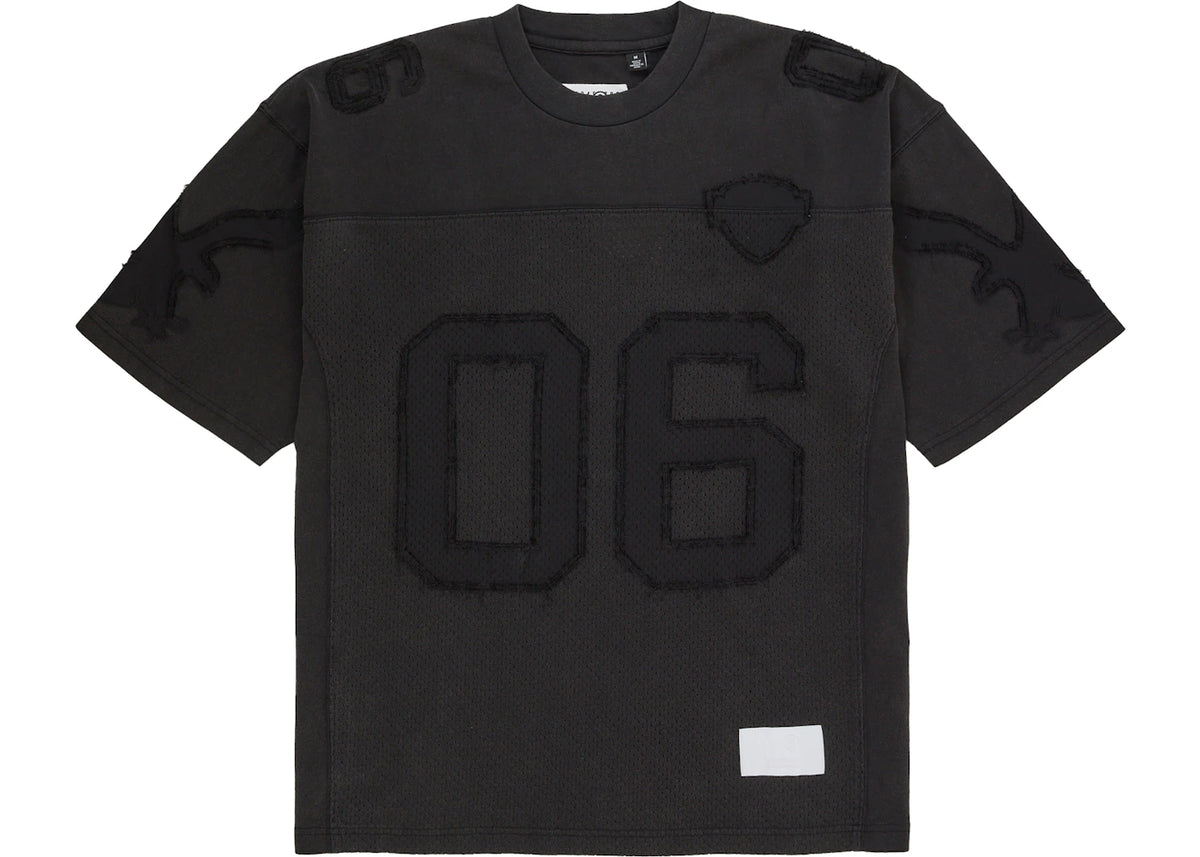 Supreme MM6 Maison Margiela Cotton Football Jersey Black - vue 360