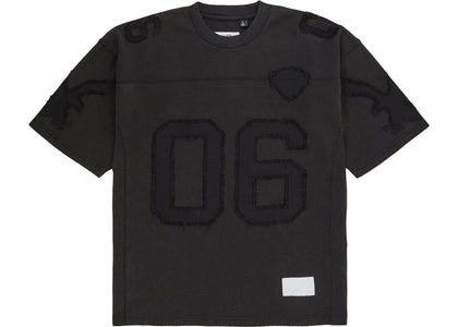 Supreme MM6 Maison Margiela Cotton Football Jersey Black - apparel view 2
