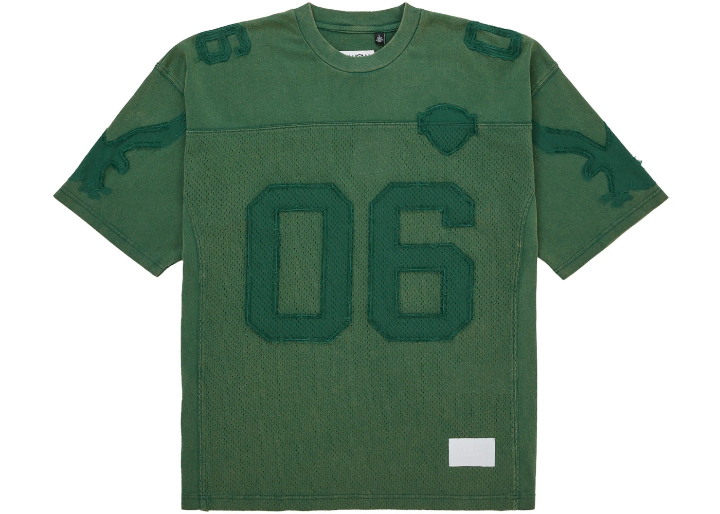 Supreme MM6 Maison Margiela Cotton Football Jersey Green - vue 360
