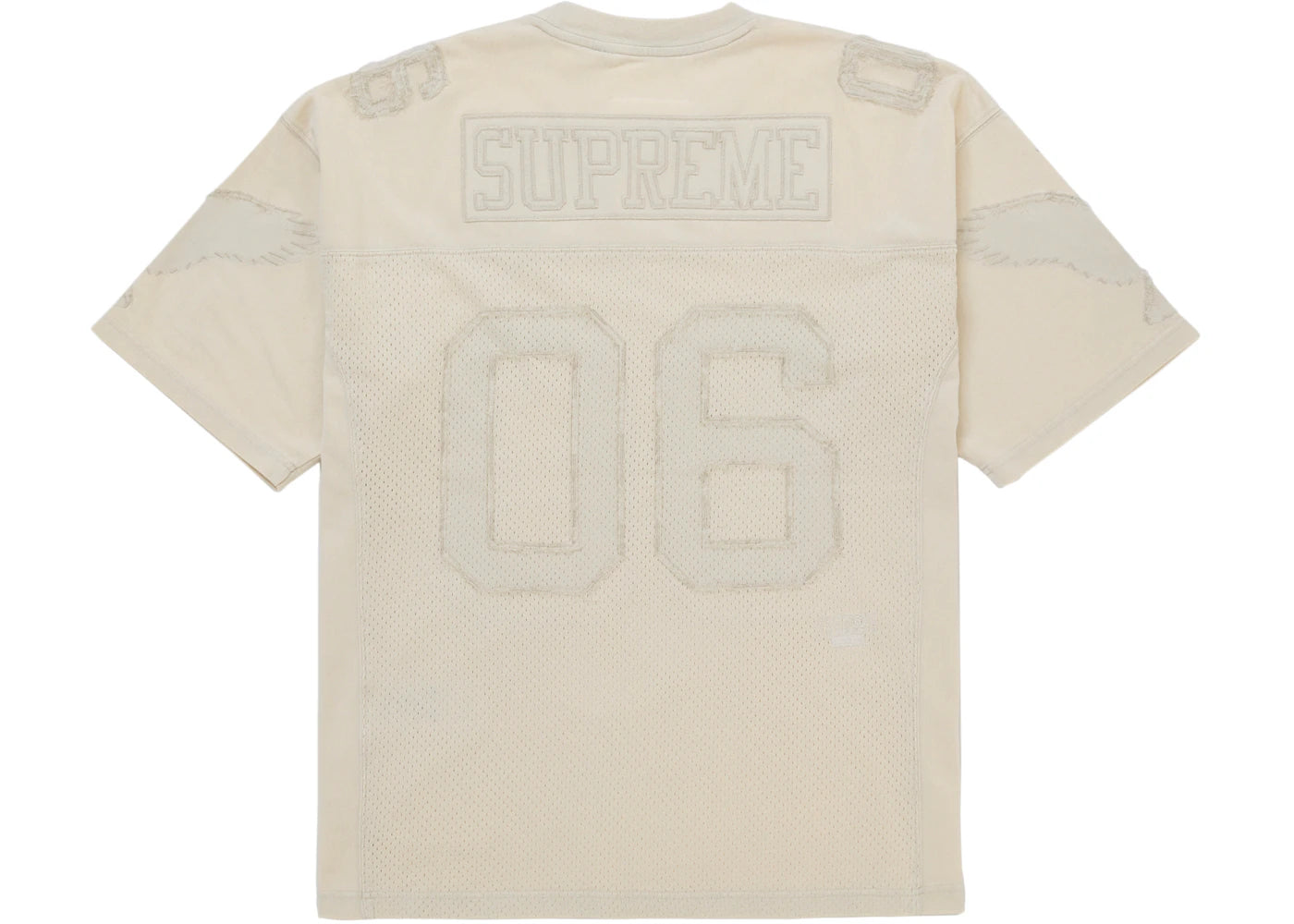 Supreme MM6 Maison Margiela Cotton Football Jersey White - vue secondaire B