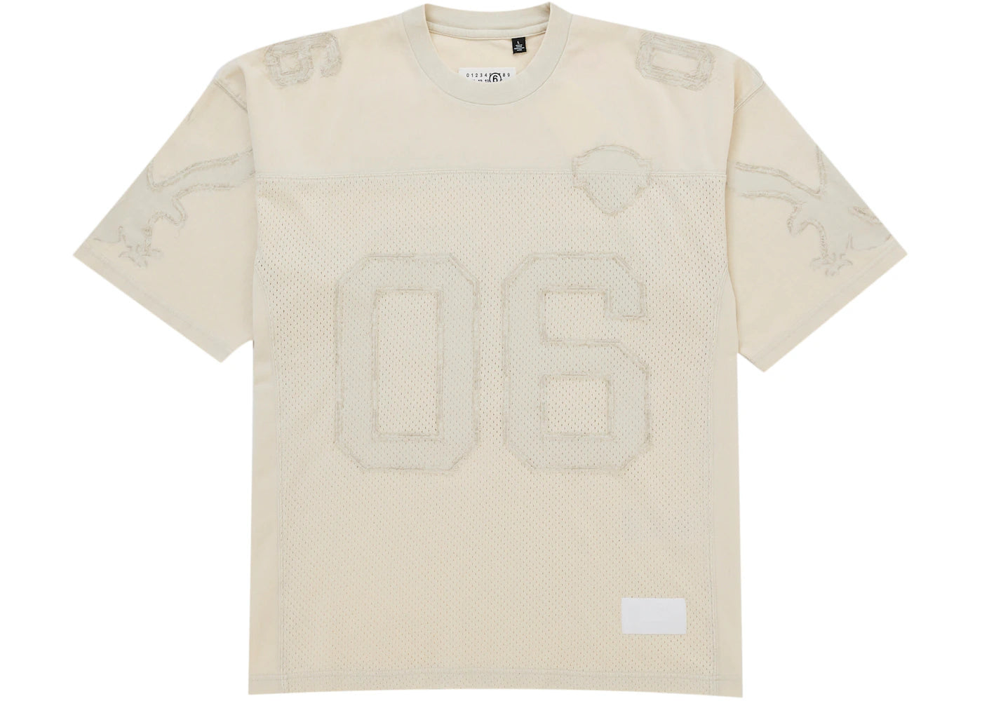 Supreme MM6 Maison Margiela Cotton Football Jersey White - vue secondaire A