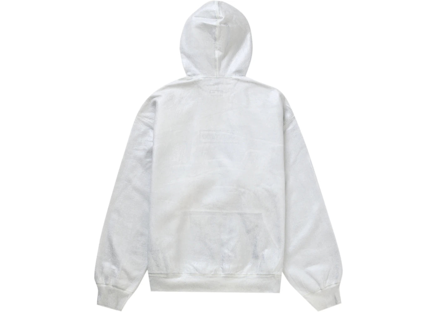 Supreme MM6 Maison Margiela Foil Box Logo Hooded Sweatshirt White - vue secondaire A