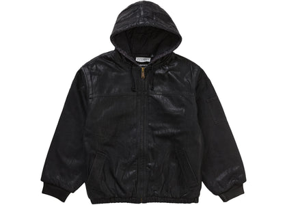 Supreme MM6 Maison Margiela Foil Hooded Work Jacket Black - apparel view 2