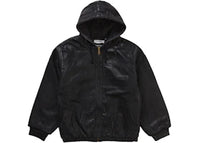 Supreme MM6 Maison Margiela Foil Hooded Work Jacket Black