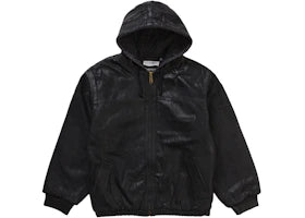 Supreme MM6 Maison Margiela Foil Hooded Work Jacket Black