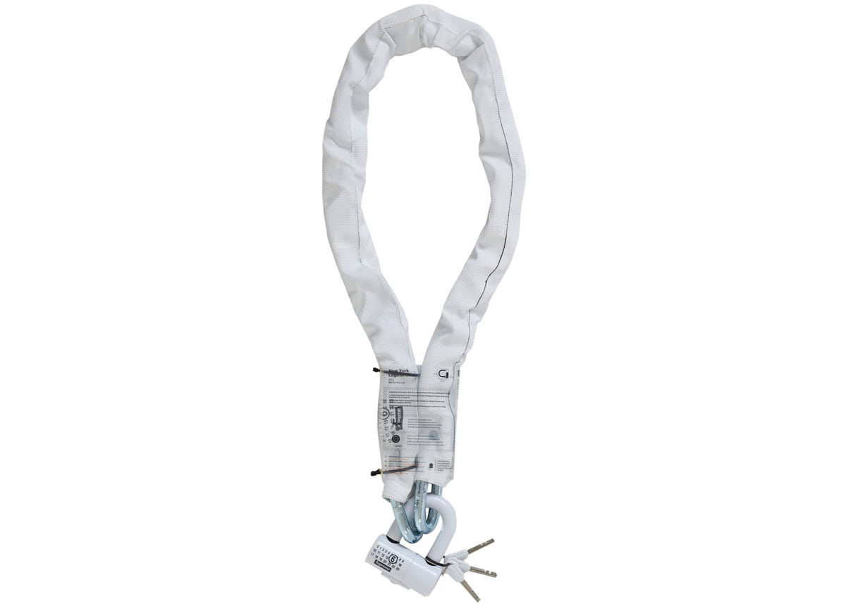 Supreme MM6 Maison Margiela Kryptonite Chain + Disc Lock White - vue secondaire A