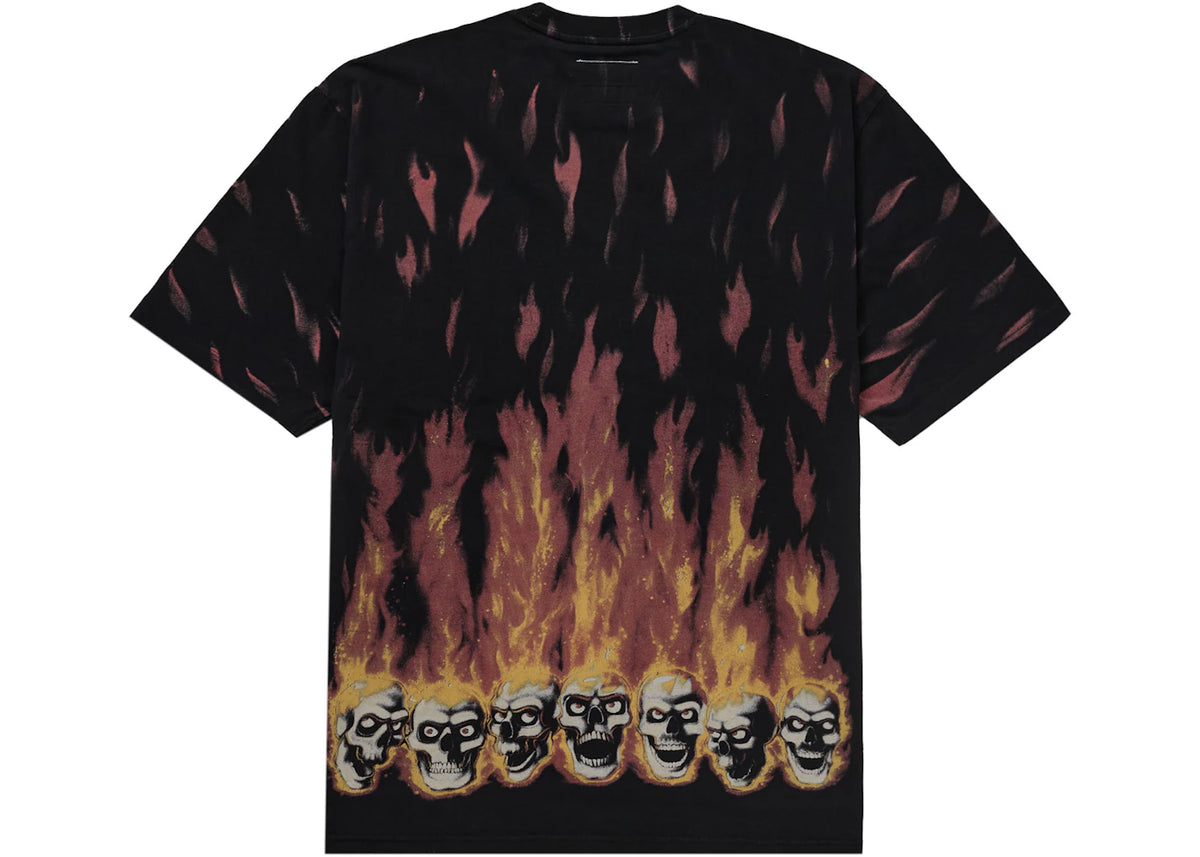 Supreme MM6 Maison Margiela Liquid Blue Oversized Tee Black - vue secondaire B