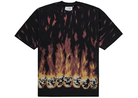Supreme MM6 Maison Margiela Liquid Blue Oversized Tee Black