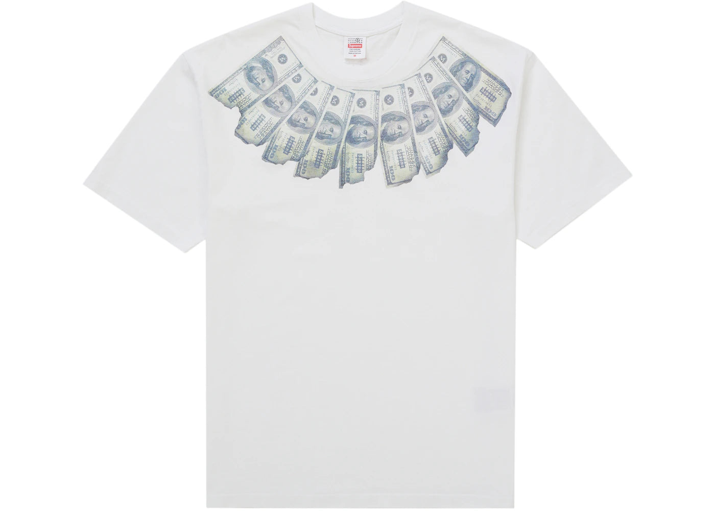 Supreme MM6 Maison Margiela Money S/S Top White - vue 360