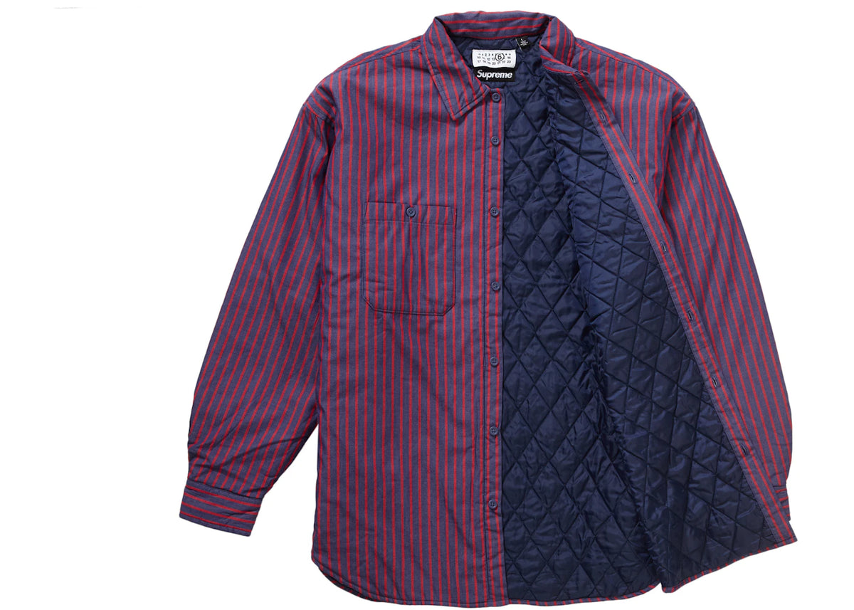 Supreme MM6 Maison Margiela Padded Shirt Stripe - vue secondaire B