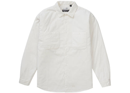Supreme MM6 Maison Margiela Padded Shirt White - apparel view 2