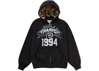 Supreme MM6 Maison Margiela Zip Up Hooded Sweatshirt Black