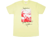 Supreme Madonna Tee Pale Yellow