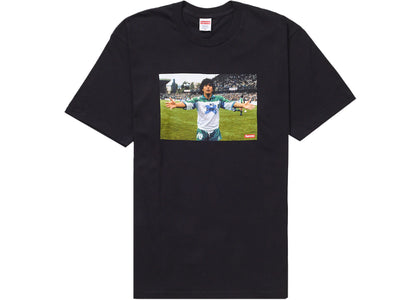 Supreme Maradona Tee Black - authentic Supreme product