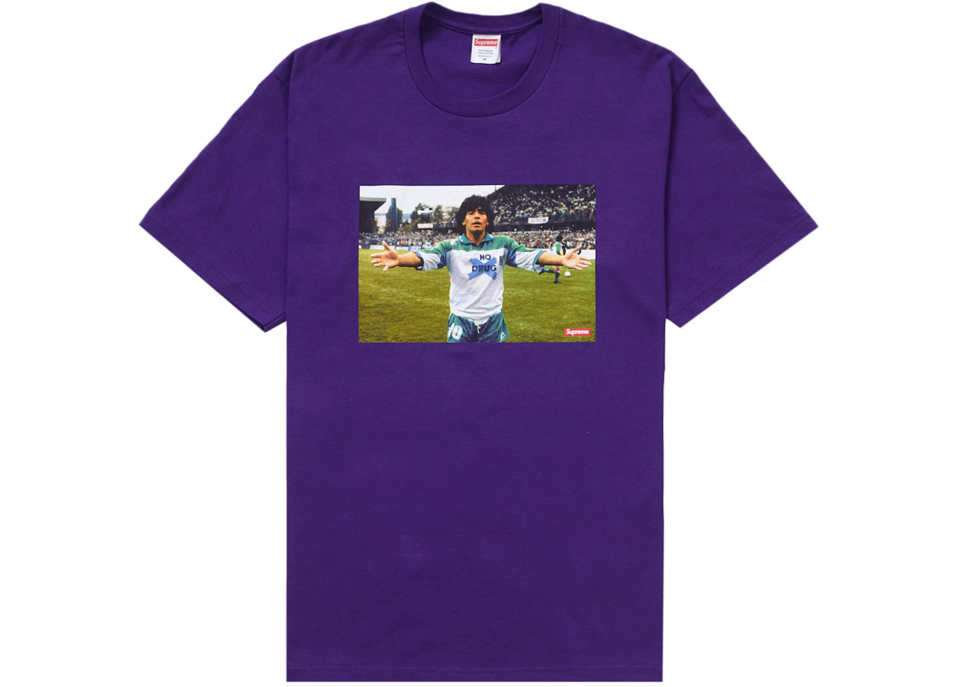 Supreme Maradona Tee Purple - vue 360