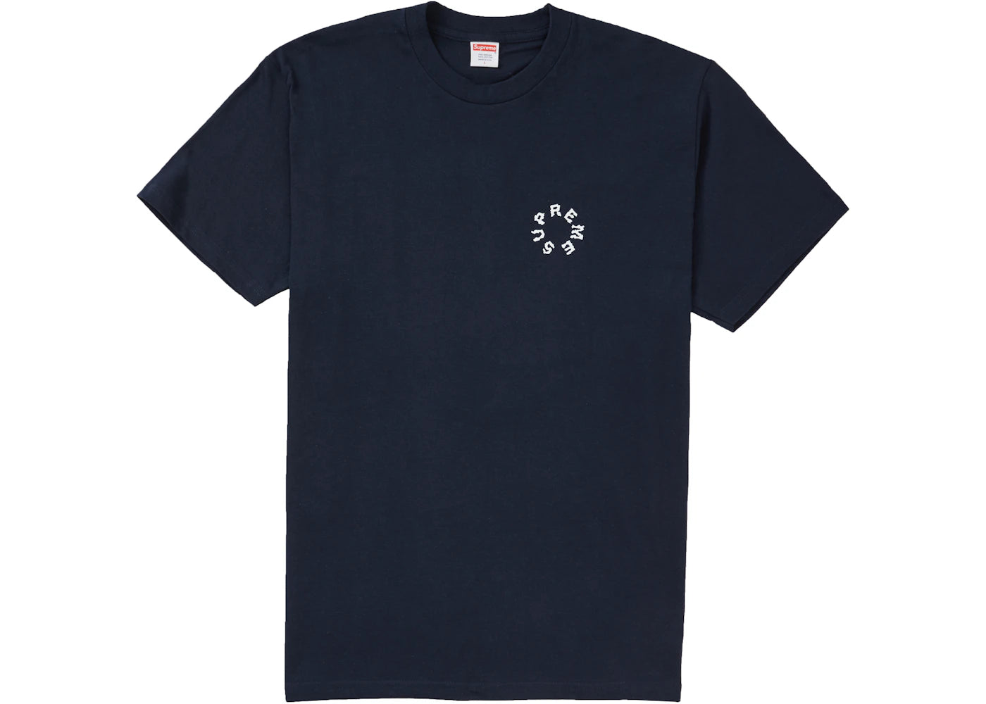 Supreme Marble Tee Navy - vue secondaire B