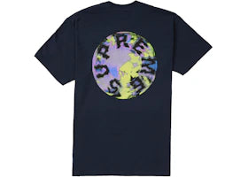 Supreme Marble Tee Navy