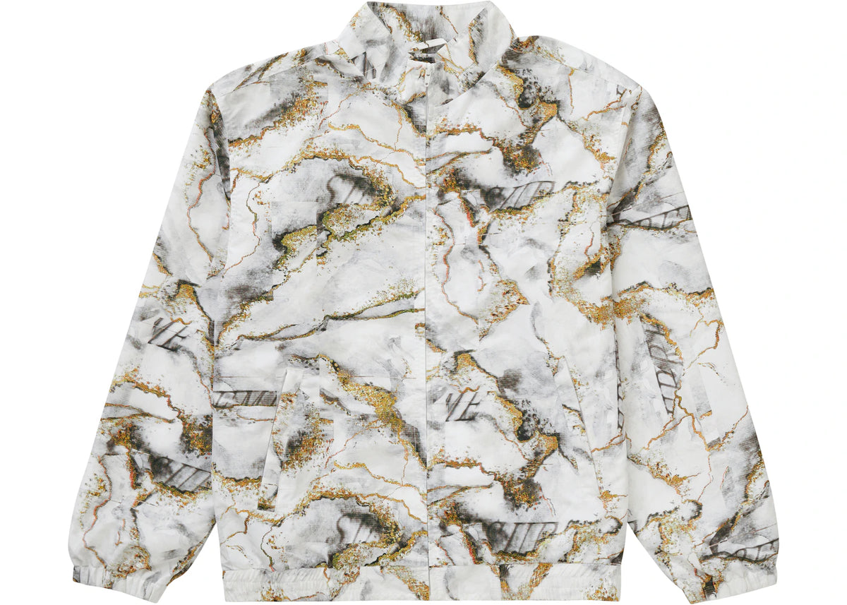 Supreme Marble Track Jacket White - vue 360
