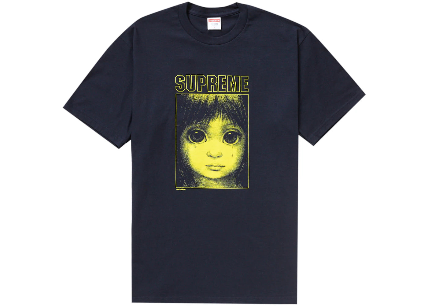 Supreme Margaret Keane Teardrop Tee Navy - vue secondaire A