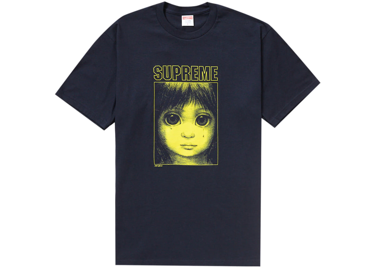Supreme Margaret Keane Teardrop Tee Navy - vue 360