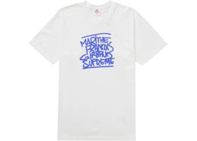 Supreme Marithé + François Girbaud Tee White