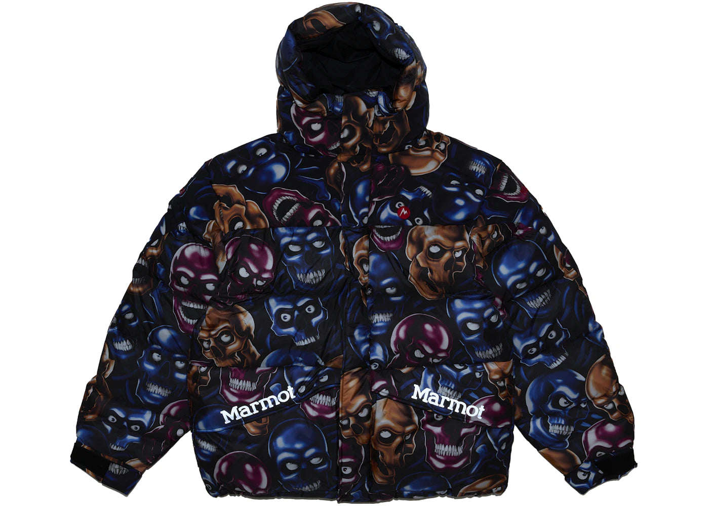 Supreme Marmot 800-Fill Down Parka Skull Pile - vue secondaire B