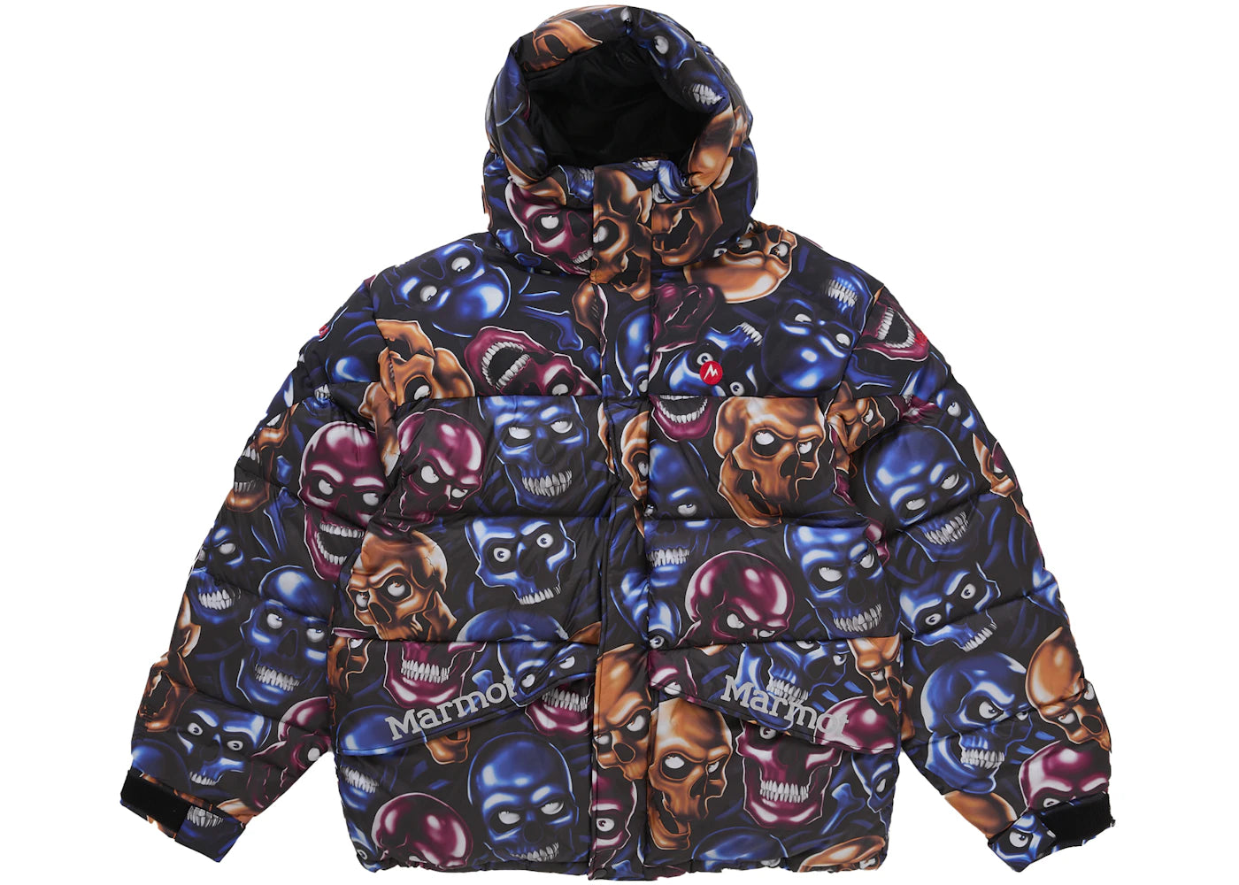 Supreme Marmot 800-Fill Down Parka Skull Pile - vue secondaire A