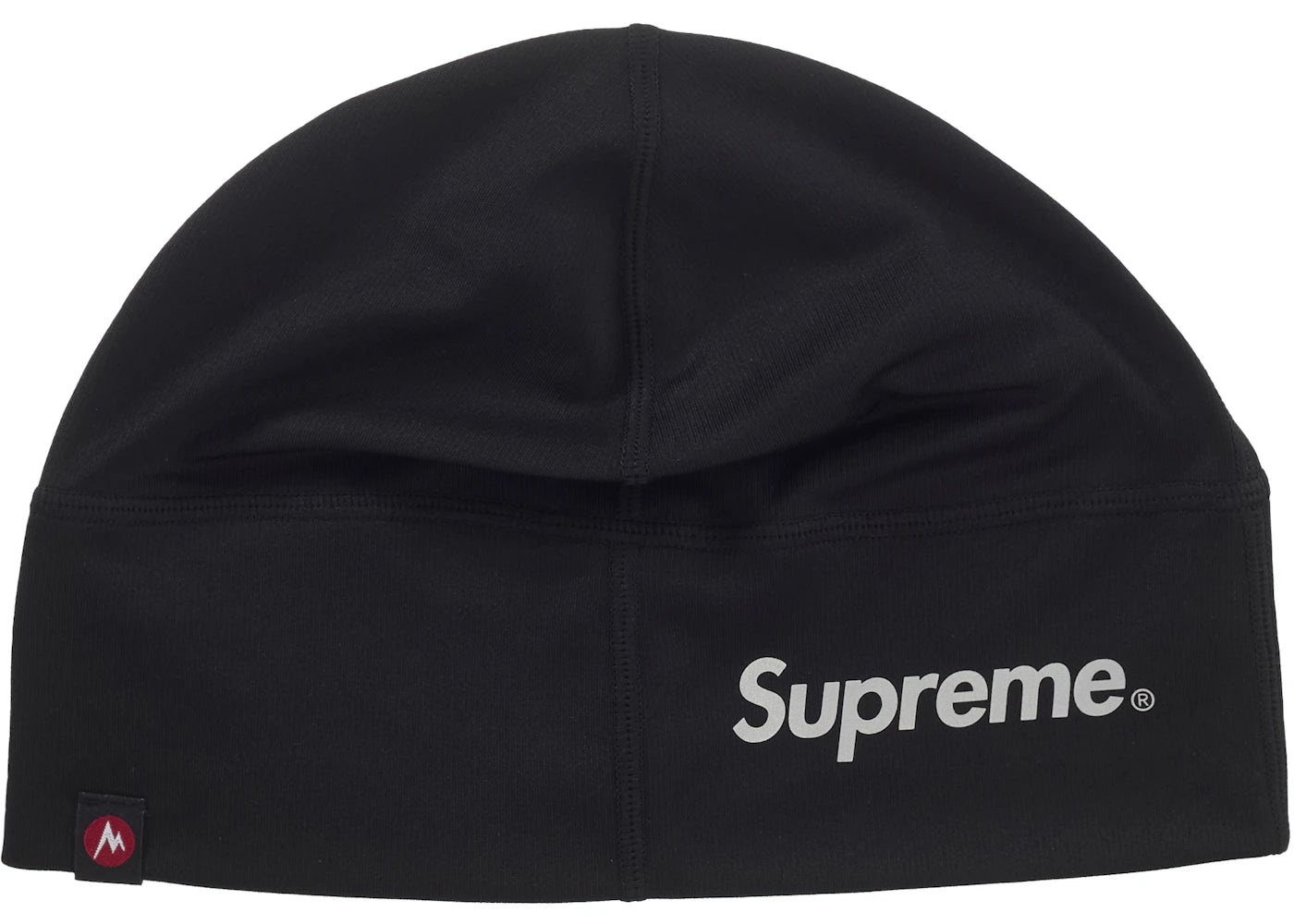 Supreme Marmot Base Layer Beanie Black - vue secondaire A