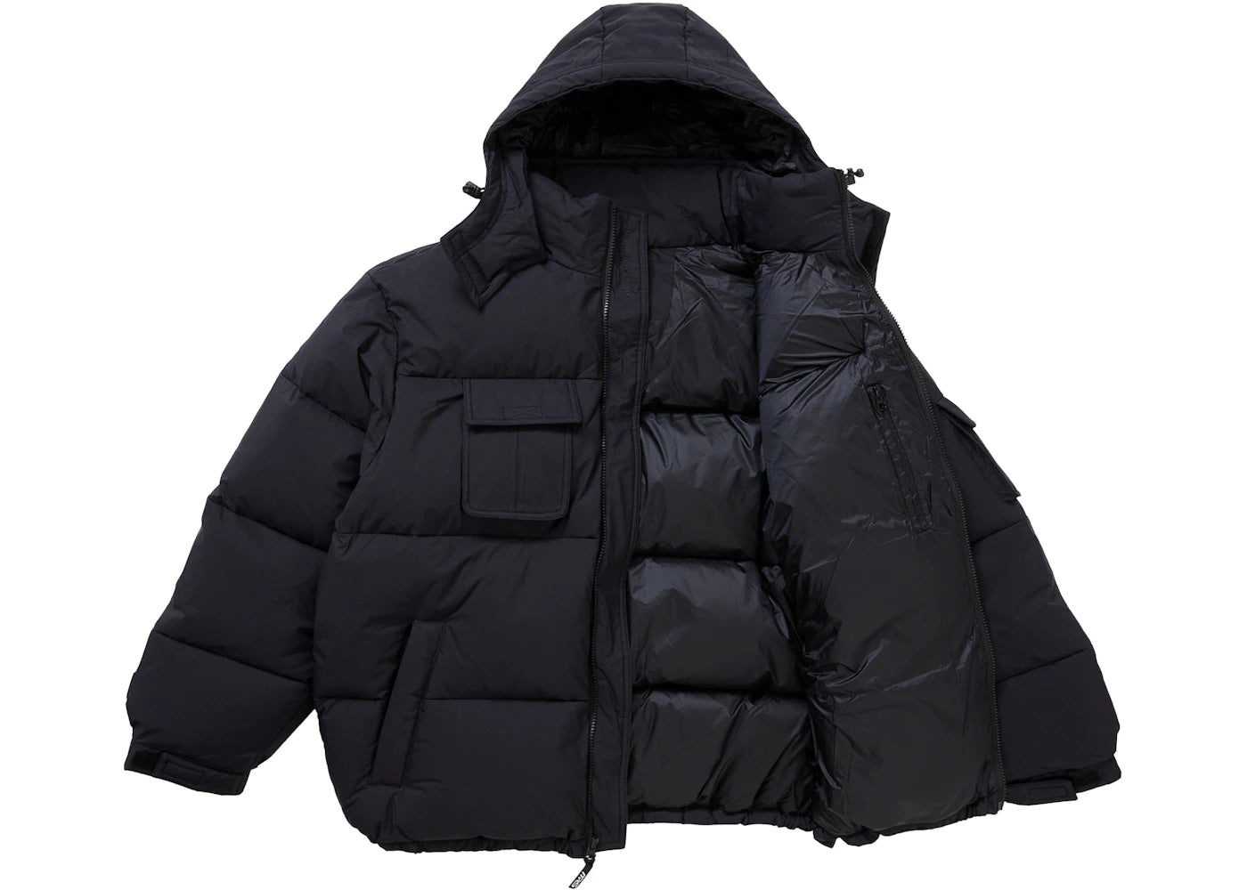 Supreme Martine Rose Down Puffer Jacket Black - vue secondaire B