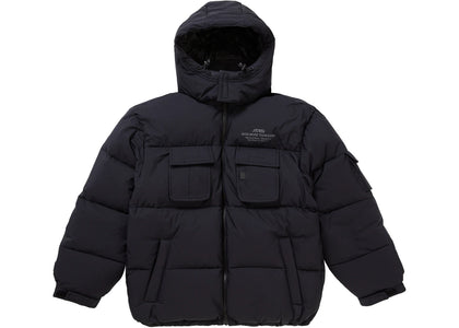 Supreme Martine Rose Down Puffer Jacket Black - apparel view 2