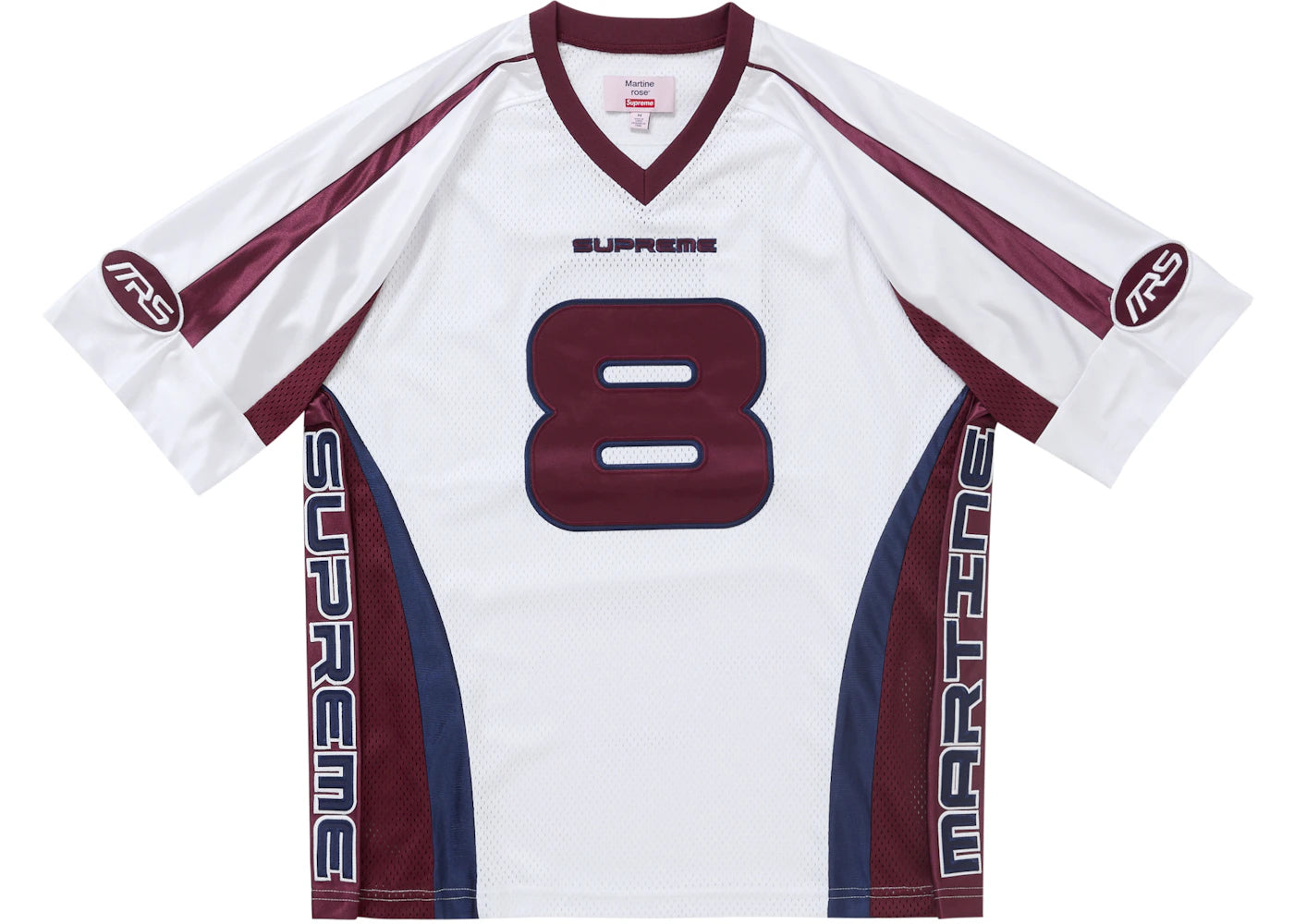 Supreme Martine Rose Football Jersey White - vue secondaire A