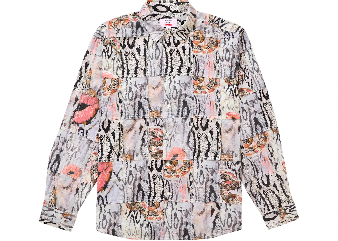 Supreme Martine Rose Patchwork Shirt Multicolor - vue secondaire A