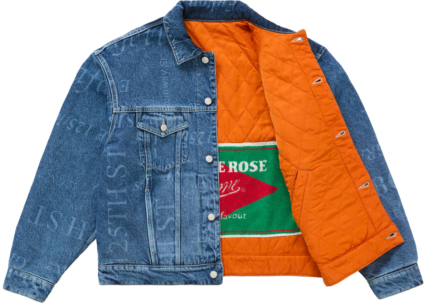 Supreme Martine Rose Reversible Trucker Jacket Blue - vue secondaire B