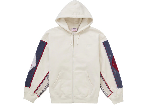 Supreme Martine Rose Towel Zip Up Hooded Sweatshirt White