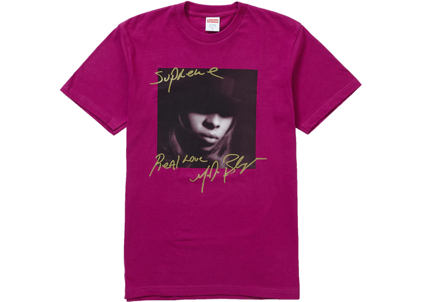 Supreme Mary J. Blige Tee Magenta - vue secondaire A