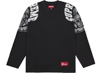 Supreme Mascot L/S Football Top Black