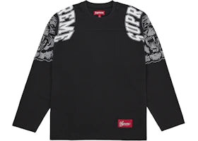 Supreme Mascot L/S Football Top Black