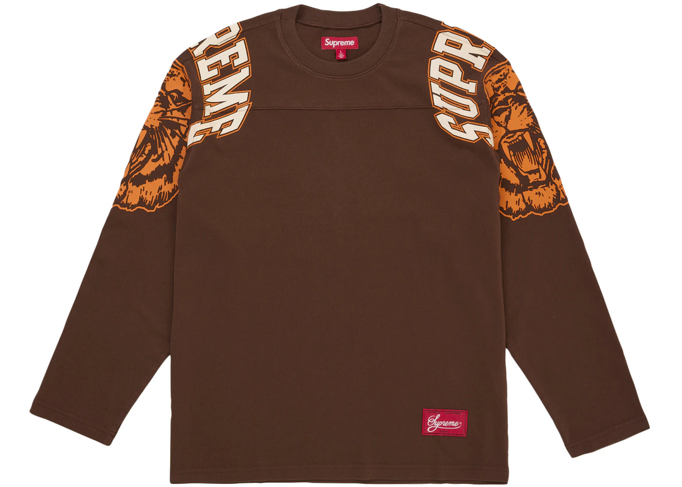 Supreme Mascot L/S Football Top Brown - vue 360