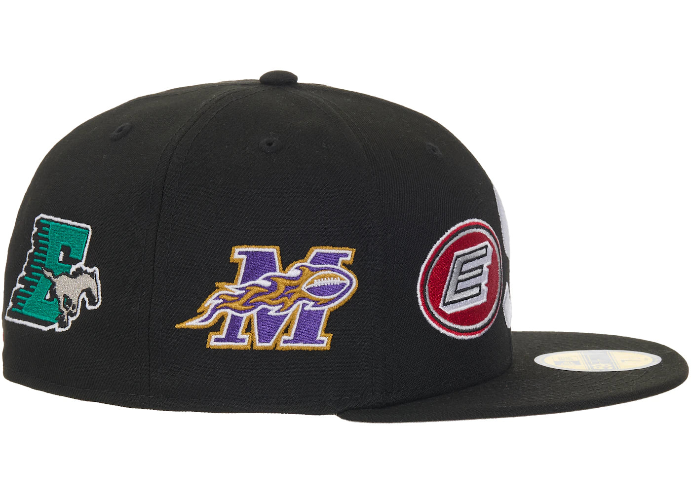 Supreme Mascots S Logo New Era 59Fifty Fitted Cap Black - vue secondaire B