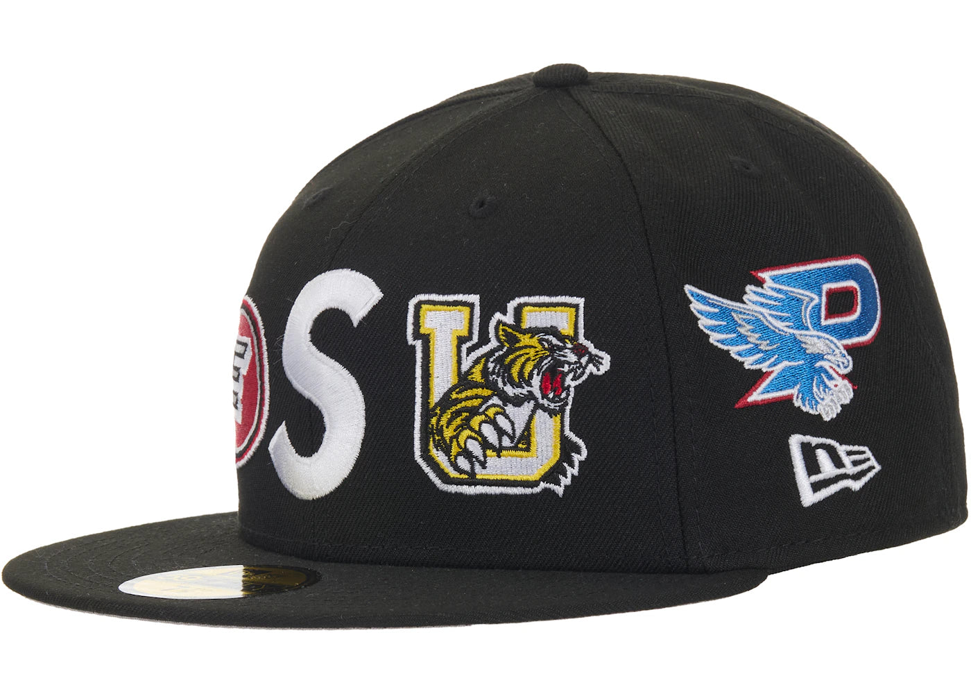 Supreme Mascots S Logo New Era 59Fifty Fitted Cap Black - vue secondaire A