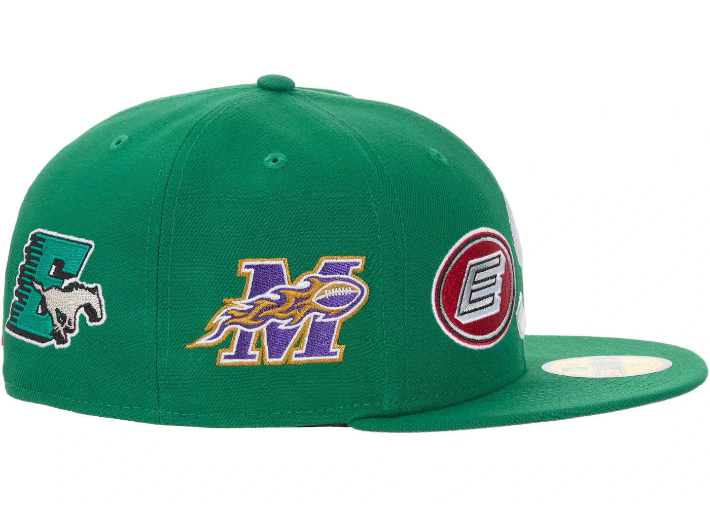 Supreme Mascots S Logo New Era 59Fifty Fitted Cap Green - vue secondaire B