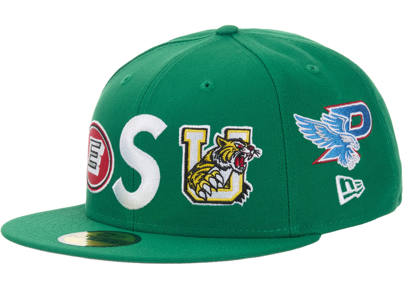 Supreme Mascots S Logo New Era 59Fifty Fitted Cap Green - vue secondaire A