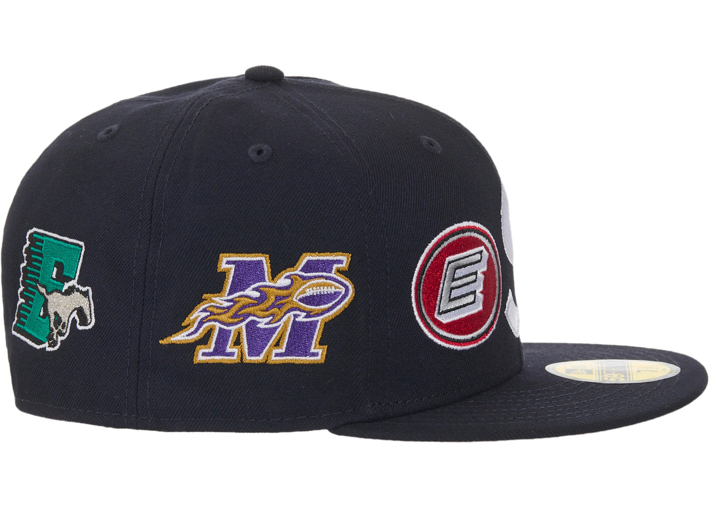 Supreme Mascots S Logo New Era 59Fifty Fitted Cap Navy - vue secondaire B