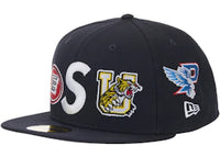Supreme Mascots S Logo New Era 59Fifty Fitted Cap Navy