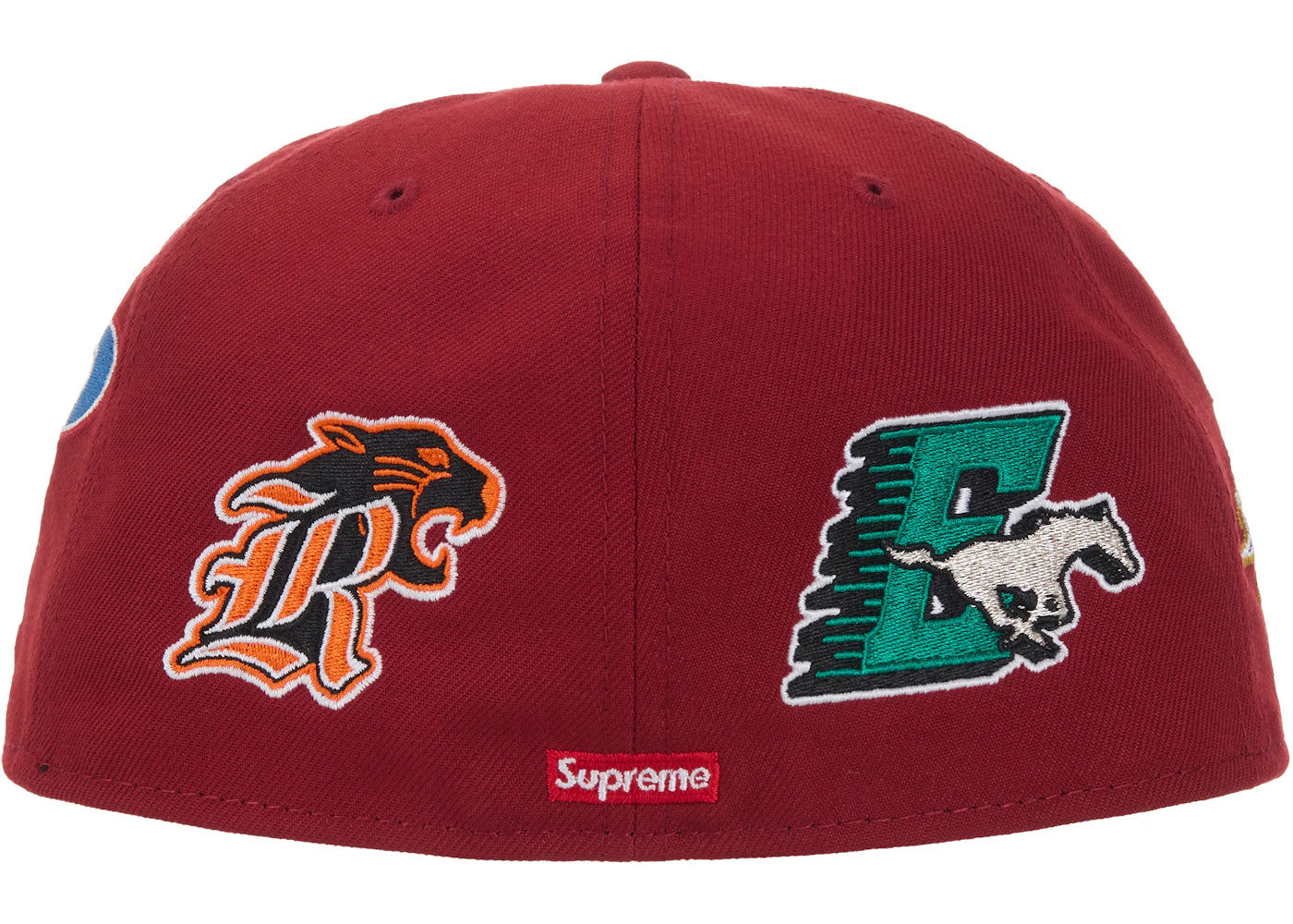 Supreme Mascots S Logo New Era 59Fifty Fitted Cap Red - vue secondaire B