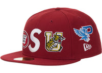 Supreme Mascots S Logo New Era 59Fifty Fitted Cap Red